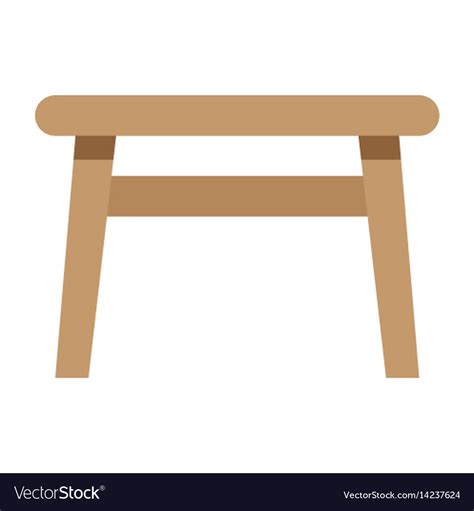 table flat icon furniture  interior royalty  vector