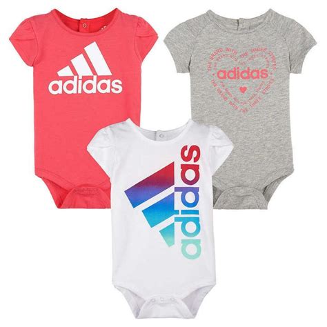 adidas infant  pack bodysuits adidas baby toddler clothing white athletic pants bodysuit