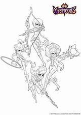 Mysticons Coloriages sketch template