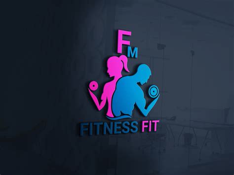 fitness fit logo  md nuruzzaman  dribbble