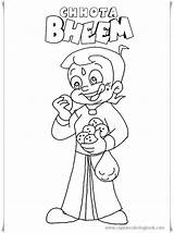 Chota Bheem Pages Coloring Plus Google Twitter sketch template