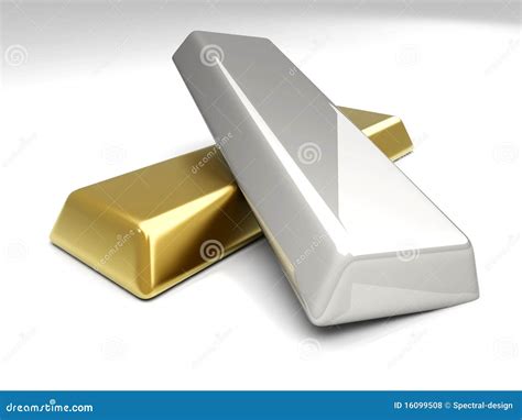 goud en zilver stock illustratie illustration  financieel