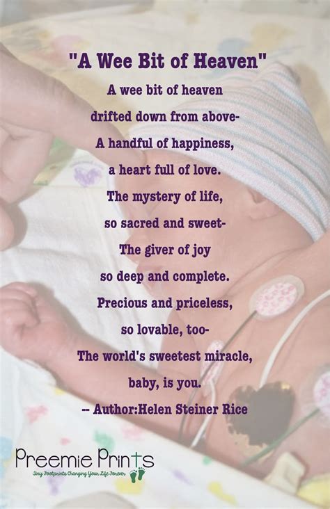 preemie prints information blog poems prayers quotes  nicu parents