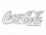 Cola Coca Coke Kleurplaten Ausmalen Freestencilgallery Pepsi Cocacola Dekupiersäge Kunstunterricht Siebdruck Kritzeleien Plotten Plantillas Kleurplaat Downloaden Uitprinten sketch template