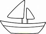 Kapal Mewarnai Laut Sailboat Simple Tk Paud Coloring4free Clipartbest Macam Berbagai Aneka Temukan Sd sketch template