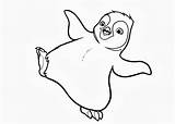 Happy Feet Coloring Pages sketch template