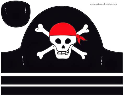 pirate hat printable template