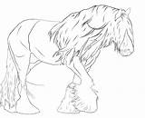 Horse Shire Lineart Deviantart sketch template