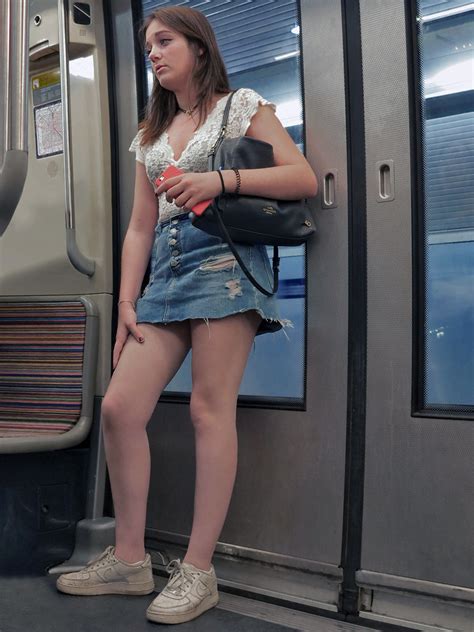 girl standing   subway  photo  flickriver