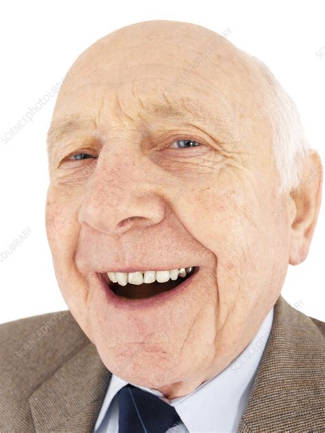 Happy Elderly Man Stock Image F002 5694 Science Photo Library