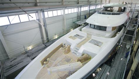 conrad shipyard superyacht   nearing completion  launch      year yacht