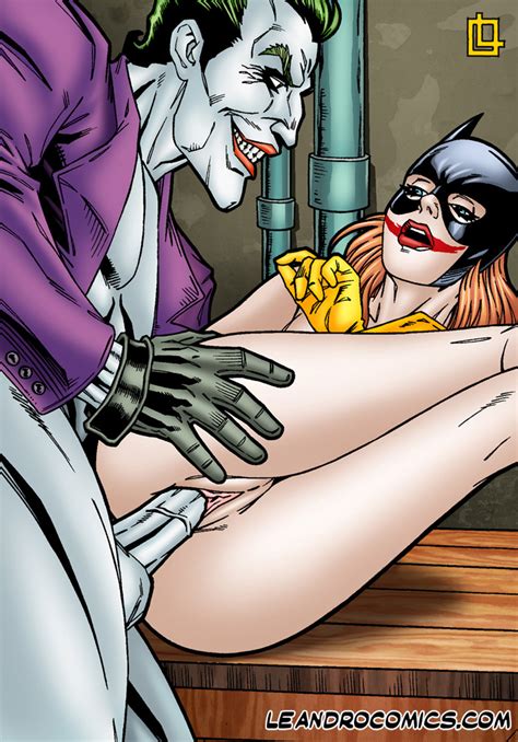 rule 34 barbara gordon batgirl batman series dc female human joker leandro comics male