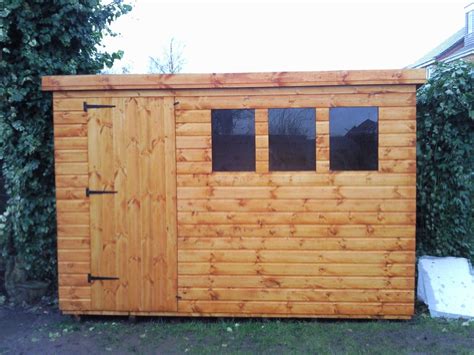 pent shed   sheds  fencing