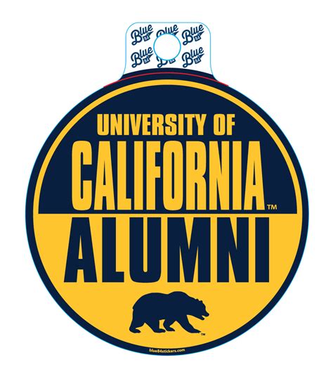 california alumni walking bear sticker cal student store