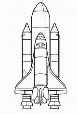 Spaceship Drawing Coloring Space Pages Ship Printable Drawings sketch template