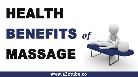 health benefits of massage therapy youtube