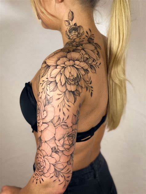 Floral Sleeve Tattoo Floral Tattoo Sleeve Tattoos For Women Flowers