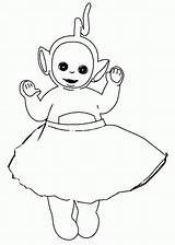Teletubbies Coloring Pages Printable Kids sketch template