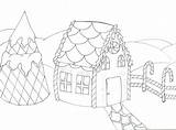 Gingerbread Coloring House Pages Printable Kids Outline Color Village Man Snowflake Getcolorings Bestcoloringpagesforkids Print Sheet Fine Colouring Choose Board Lineart sketch template