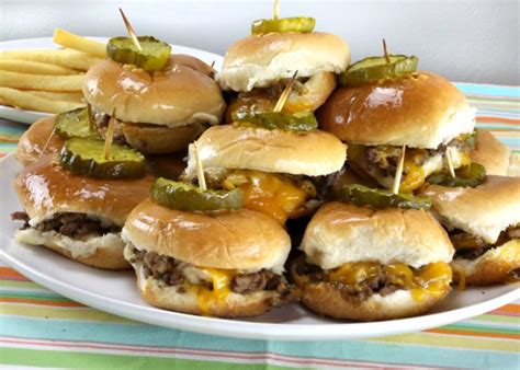 quick  easy recipe  delicious mini cheeseburger sliders