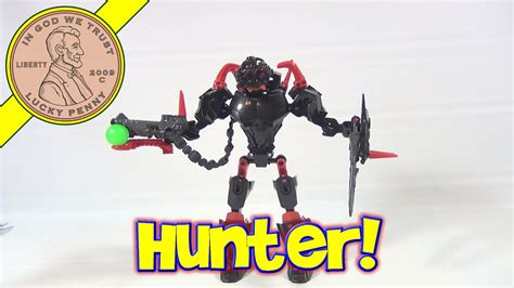 lego hero factory core hunter figure    pieces youtube