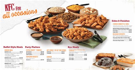 kfc catering menu prices view kfc catering menu