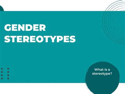 Gender Stereotypes Activity Teaching Resources