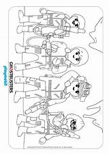 Playmobil Ghostbusters Coloring sketch template