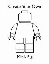 Lego Own Minifigure Printable Create Minifigures Mini Draw Pages Figure Games Step Colour Kids Party Coloring Sheets Man Template Printables sketch template