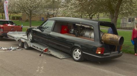 fastest hearse   world itv news west country
