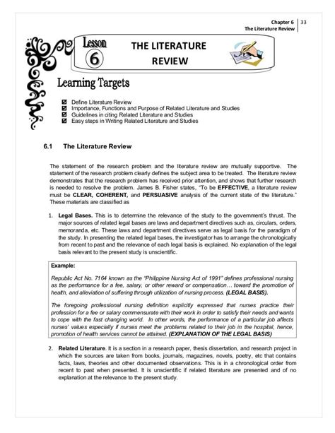 sample literature review   action research sample  literature