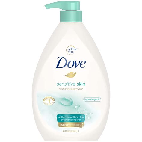 dove sensitive skin body wash pump  oz walmartcom