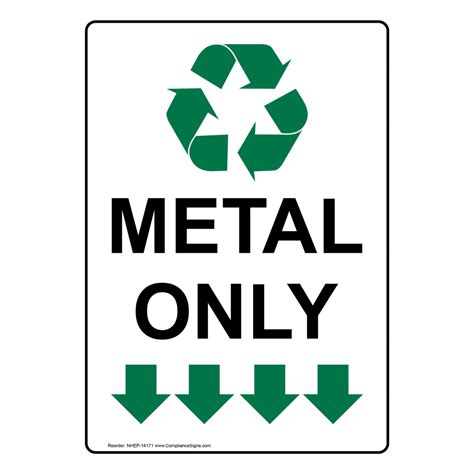 portrait metal  sign  symbol nhep