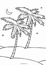 Coloring Leaf Baum Malvorlagen Kokosnuss Albanysinsanity sketch template