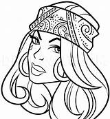 Chola Drawing Tattoo Drawings Gangster Girl Step Clown Mexican Tattoos Chicano Dragoart Coloring Easy Gangsta Draw Latina Line Face Cool sketch template