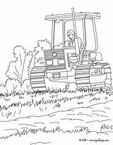 Tractor Agricultor Agricultura Trator Traktor Ausmalen Ausmalbilder Bauer Tracteur Fazendeiro Colorier Hellokids Agriculture Paisajes Oficios sketch template