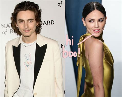 timothée chalamet sparks dating rumors with eiza gonzález