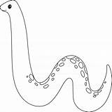 Loch Ness sketch template