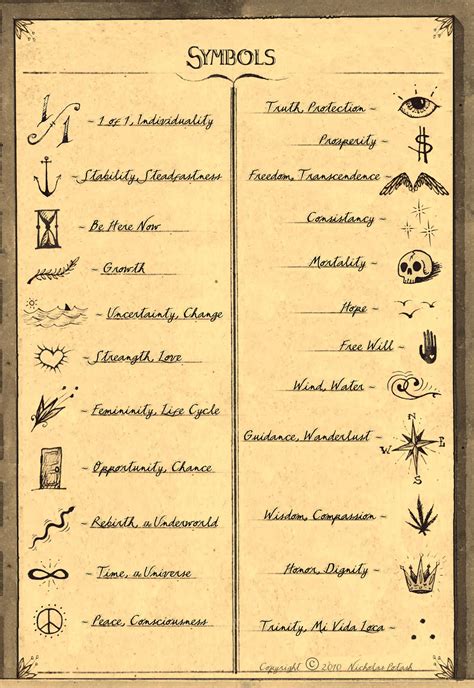 symbolism symbolic tattoos symbols  meanings symbols