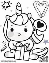 Unicorn Coloring Christmas Pages Panda Printable Choose Board sketch template