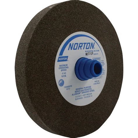 shipping norton general purpose grinding wheel  medium grit bench grinder wheels