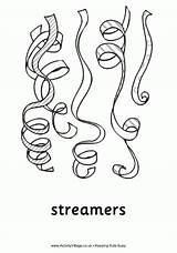 Streamers Serpentinas Blower Underneath Activityvillage Serpentina Poppers Doodles sketch template