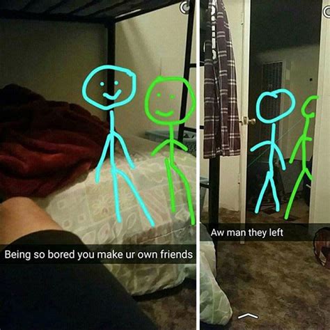 snapchats with witty one liners sweep the internet daily