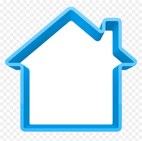 blue house outline transparent bg hd png  vhv