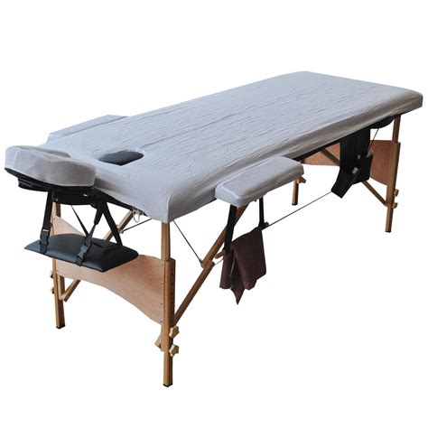 portable fold 84 l massage table facial spa bed w 2