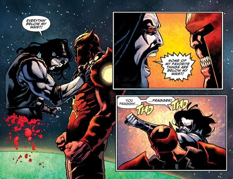 Atrocitus Cuts Lobo In Half Injustice Ii Comicnewbies