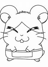 Hamtaro Coloring Pages Print Kids Howdy Color Hamster Choose Board sketch template