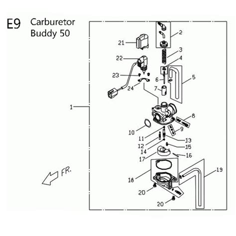 moped carburetor diagram
