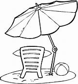 Beach Coloring Pages Umbrella Colouring Clipart Summer Print Printable Sheets Collection Kids Drawing Clipartbest Choose Board Library Adults sketch template