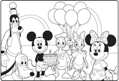 printable mickey mouse clubhouse coloring pages